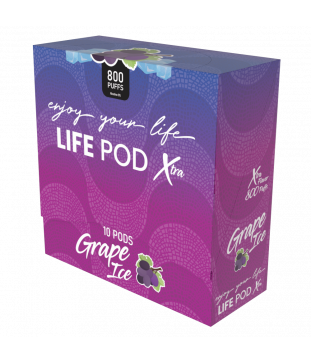 Life POD Xtra Grape Ice (CAIXA)